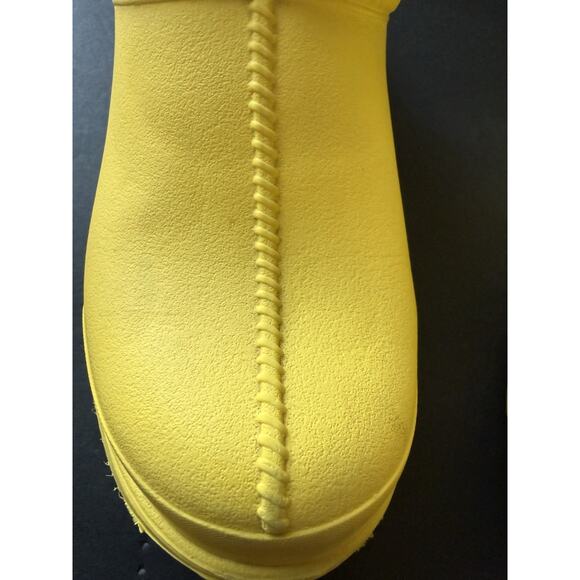 Ugg Womens Tasman X Canary Yellow Shoes Rain Boots Waterproof Removable Insole 7 - Picture 4 of 13
